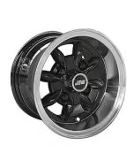 6 x 10 Minilight Wheel - Black/Polished Rim
