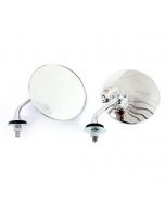Chrome Wing mirrors for Classic Mini