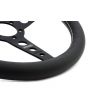 MOMO Prototipo steering wheel - Black with white stitching detail