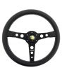 MOMO Prototipo Dished steering wheel - Black with Black Spokes - 350mm
