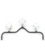 Italian Job Style Lamp Bar Kit for Classic Mini with 3 Stainless Steel Spot Lamps