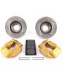 Gold 7.9'' Mini Sport Vented Brake Kit with Alloy Calipers