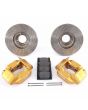 Gold 8.4'' Mini Sport Vented Brake Kit with Alloy Brake Calipers