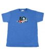 3 Minis T Shirt in Heather Royal Blue - Limited Edition - by Mini Sport