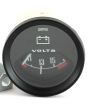 SMIBV2220-00B Smiths Classic voltmeter, 52mm gauge with black face and black bezel.