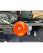 Fitted on the car, Swivel Lock Cover - Enhanced Security for Classic Mini with Mini Sport x Optimill