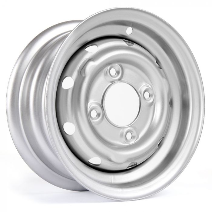 Mini Cooper S Steel Wheel in Silver - 4.5" x 10"