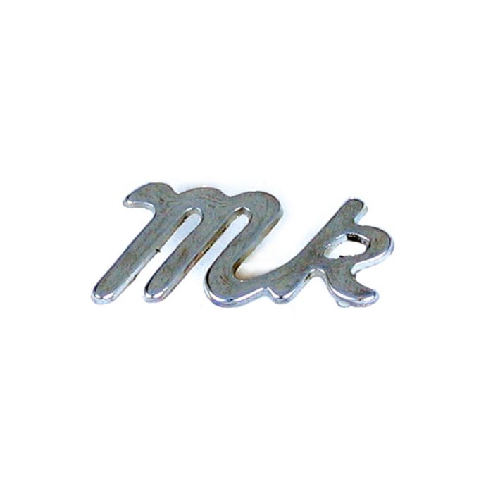 Chrome MK Mk2 Boot Badge 