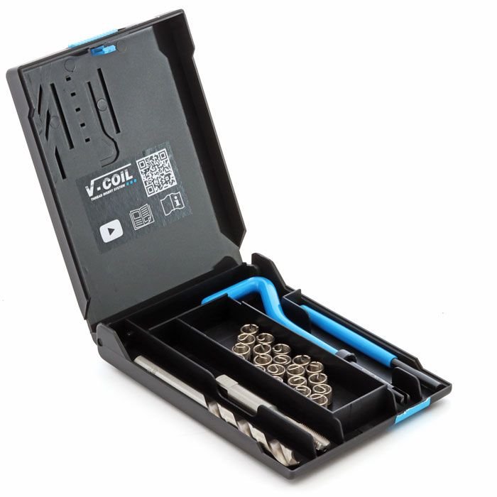 V Coil Helicoil Recoil Kit 5/16'' UNF for classic minis