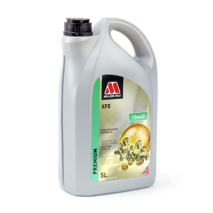 Millers Oil - Semi Synthetic 10w40 - 5 litres