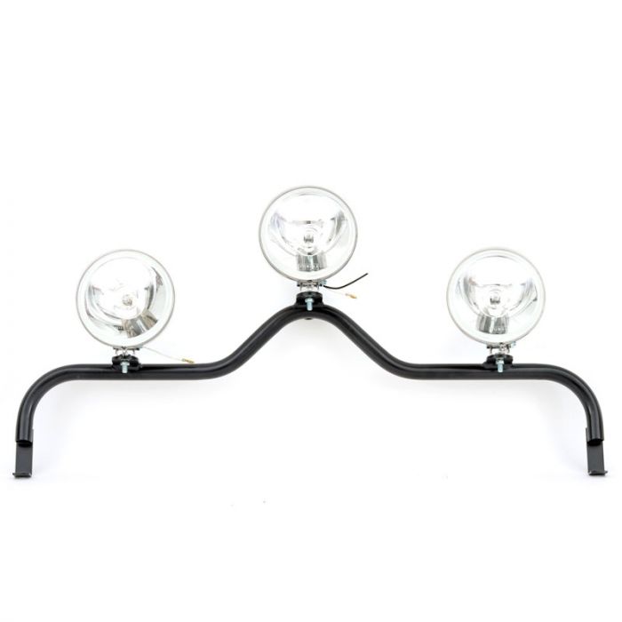 Italian Job Style Lamp Bar Kit for Classic Mini with 3 Stainless Steel Spot Lamps