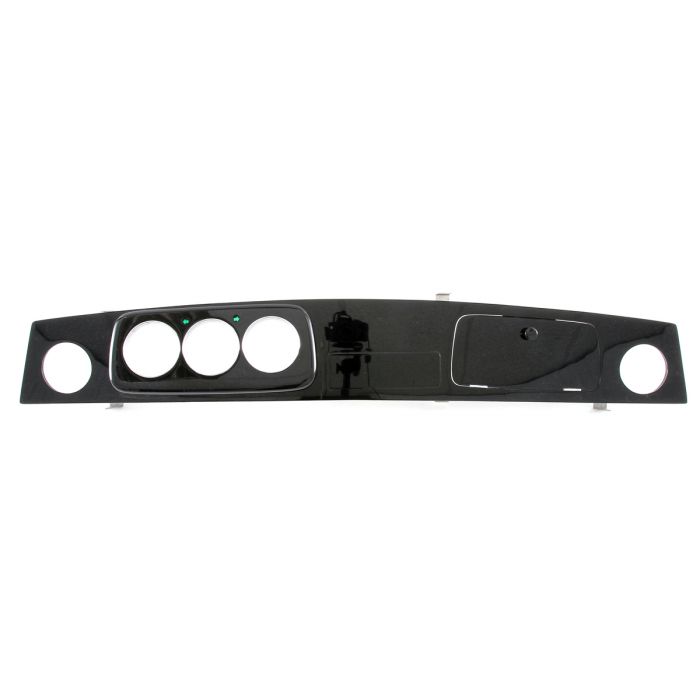 Charcoal 3 Clock - LHD Dash Chrome Rings 