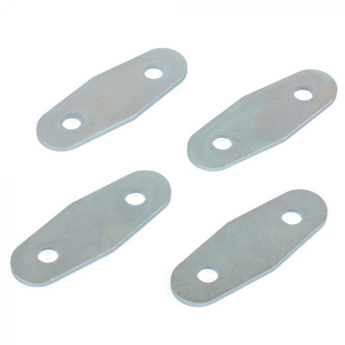 Door Hinge Plates  - set 4 - Plated