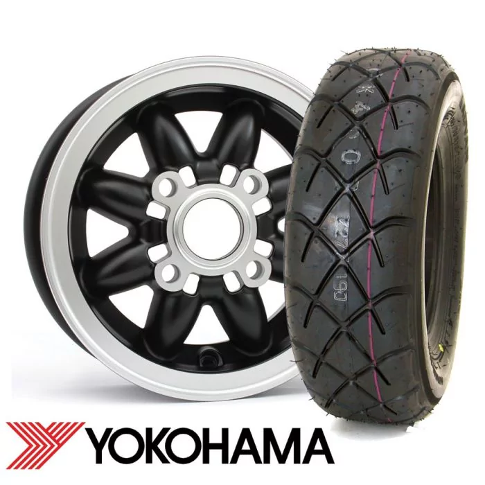 4.75 x 10 Rose Petal & Yokohama Tyre Package | Mini Wheels & Tyres Mini ...