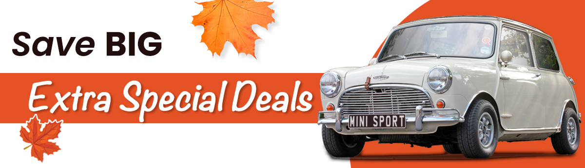 Save BIG with Mini Sports Extra Special Deals.