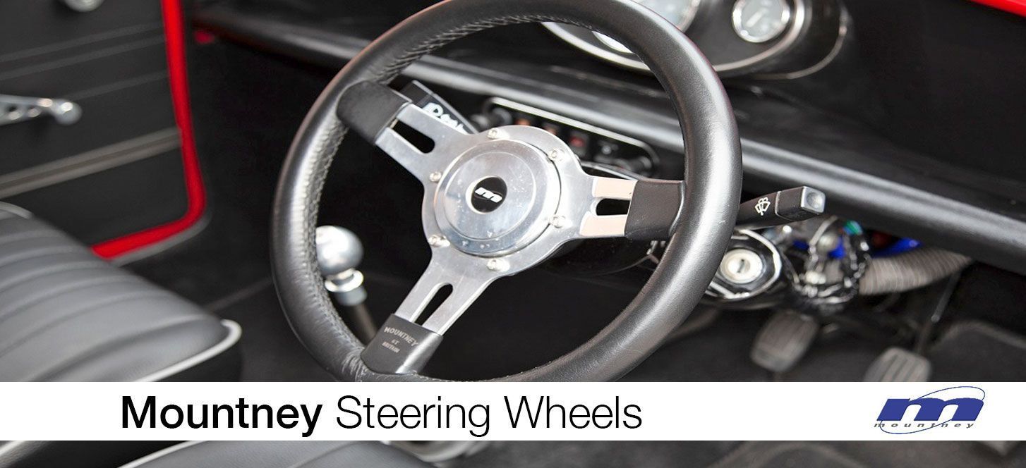 Classic Mini steering wheels by Mountney